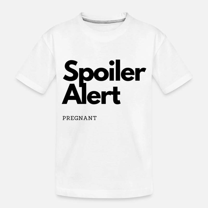 Spoiler Alert Conception enceinte - T-shirt bio Premium Enfant - blanc