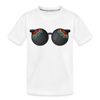 Lunette - T-shirt bio Premium Enfant - blanc - Devant