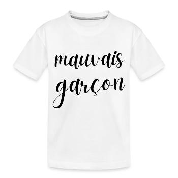 mauvais garçon - T-shirt bio Premium Enfant - blanc - Devant