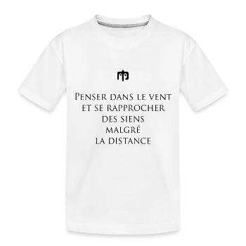 vent - T-shirt bio Premium Enfant - blanc - Devant