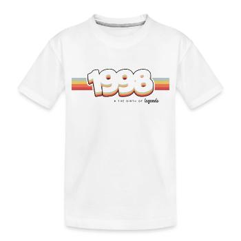 1998 the birth of legends - T-shirt bio Premium Enfant - blanc - Devant