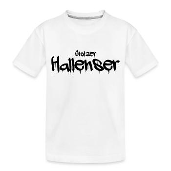 Halle Saale - Stolzer Hallenser - Sachsen - Sachse - Kinder Premium Bio T-Shirt - Weiß - Vorne