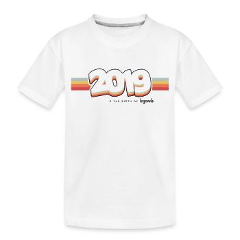 2019 the birth of legends - T-shirt bio Premium Enfant - blanc - Devant
