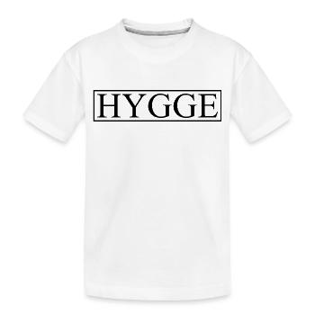 Hygge - Tradition danoise - Attitude à l’égard de la vie - Nice - T-shirt bio Premium Enfant - blanc - Devant