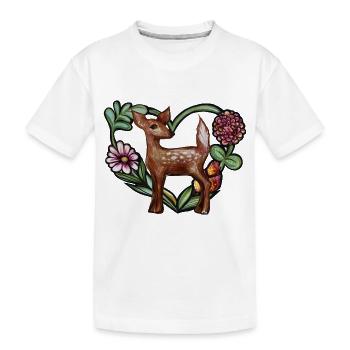 Art fauve mignon - T-shirt bio Premium Enfant - blanc - Devant