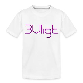 SMS chat langue fortifications anglais trois 3 trois - T-shirt bio Premium Enfant - blanc - Devant