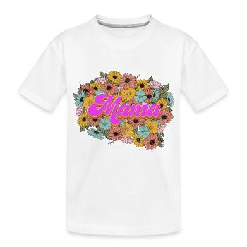 Stolze Mama Mutter Mami Lebensaufgabe Kinder Kind - Kinder Premium Bio T-Shirt - Weiß - Vorne
