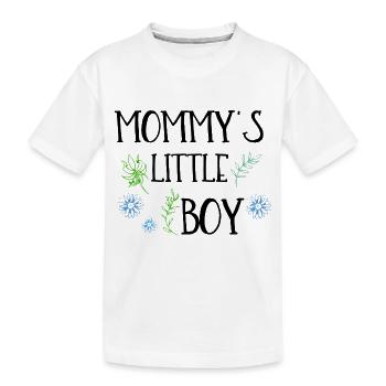 Mommy's little Boy - Kinder Premium Bio T-Shirt - Weiß - Vorne