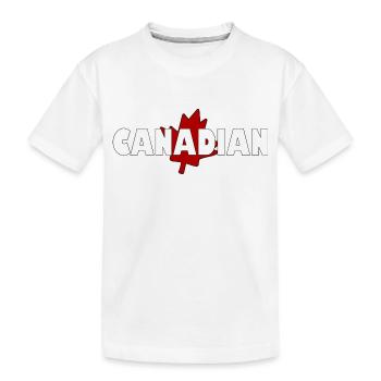 Canadien - T-shirt bio Premium Enfant - blanc - Devant