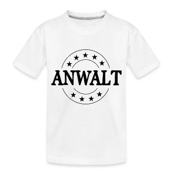 Anwalt Beruf - Kinder Premium Bio T-Shirt - Weiß - Vorne