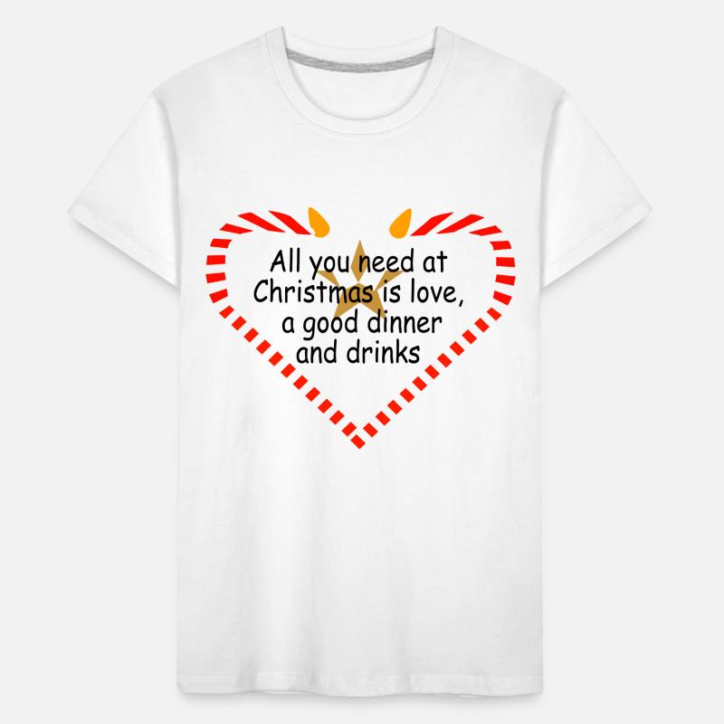 Devise de Noël T-shirt bio Premium Enfant