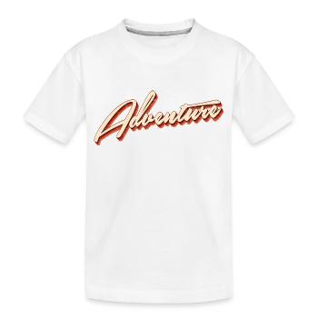 Adventure - Kinder Premium Bio T-Shirt - Weiß - Vorne