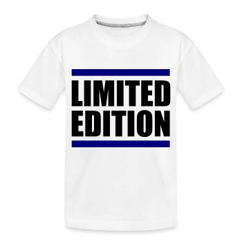 Limited Edition - Kids' Premium Organic T-Shirt - white - Front