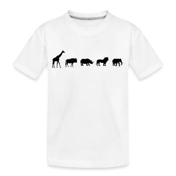Safari Zoo Animal Safari Zoo - T-shirt bio Premium Enfant - blanc - Devant