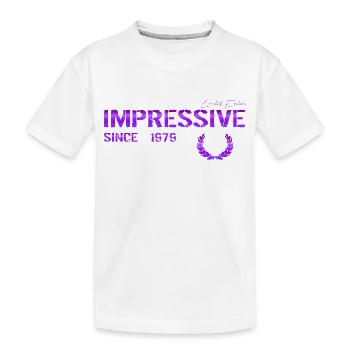 Impressive since 1979 - Kids' Premium Organic T-Shirt - white - Front