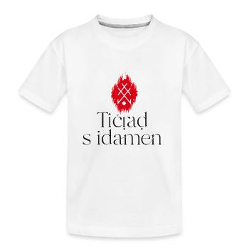 AMAZIGH Proverbe - T-shirt bio Premium Enfant - blanc - Devant