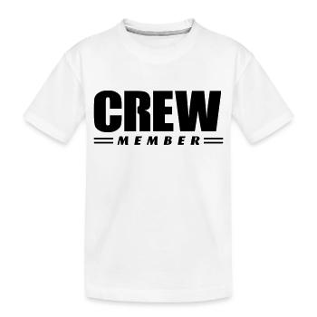 Membre d’équipage - T-shirt bio Premium Enfant - blanc - Devant