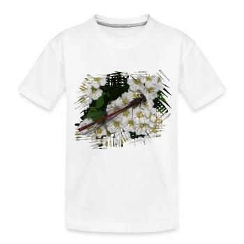 Les libellules sont des artistes volants - T-shirt bio Premium Enfant - blanc - Devant