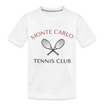 Club de tennis de Monte-Carlo - T-shirt bio Premium Enfant - blanc - Devant