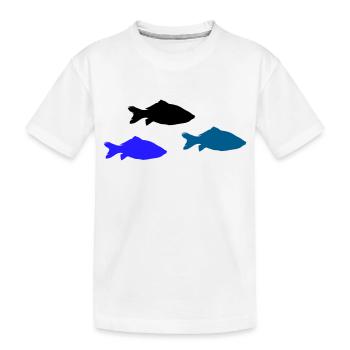 Pisces - Kids' Premium Organic T-Shirt - white - Front