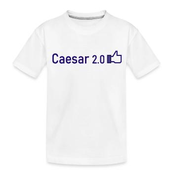Caesar 2 0 - Kids' Premium Organic T-Shirt - white - Front