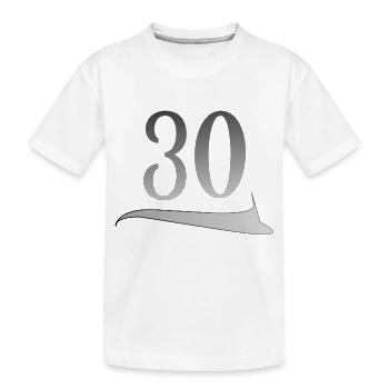 30. Geburtstag dreißigster 30 Jubiläum - Kinder Premium Bio T-Shirt - Weiß - Vorne