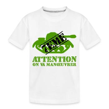 Attention on va manœuvrer - T-shirt bio Premium Enfant - blanc - Devant