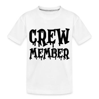 Membre d’équipage - T-shirt bio Premium Enfant - blanc - Devant