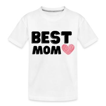Herzliche Beste Mama - Kinder Premium Bio T-Shirt - Weiß - Vorne