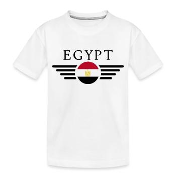 J’aime l’Égypte - T-shirt bio Premium Enfant - blanc - Devant