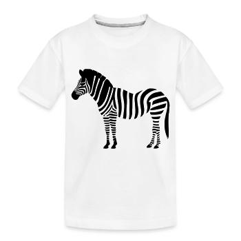 Petit zèbre - T-shirt bio Premium Enfant - blanc - Devant