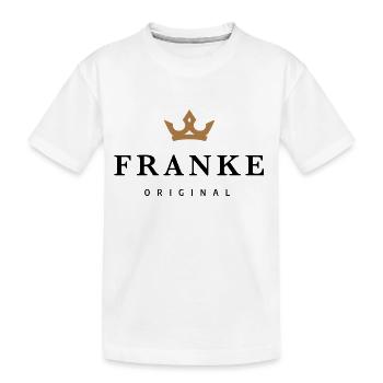 Frank - Kids' Premium Organic T-Shirt - white - Front