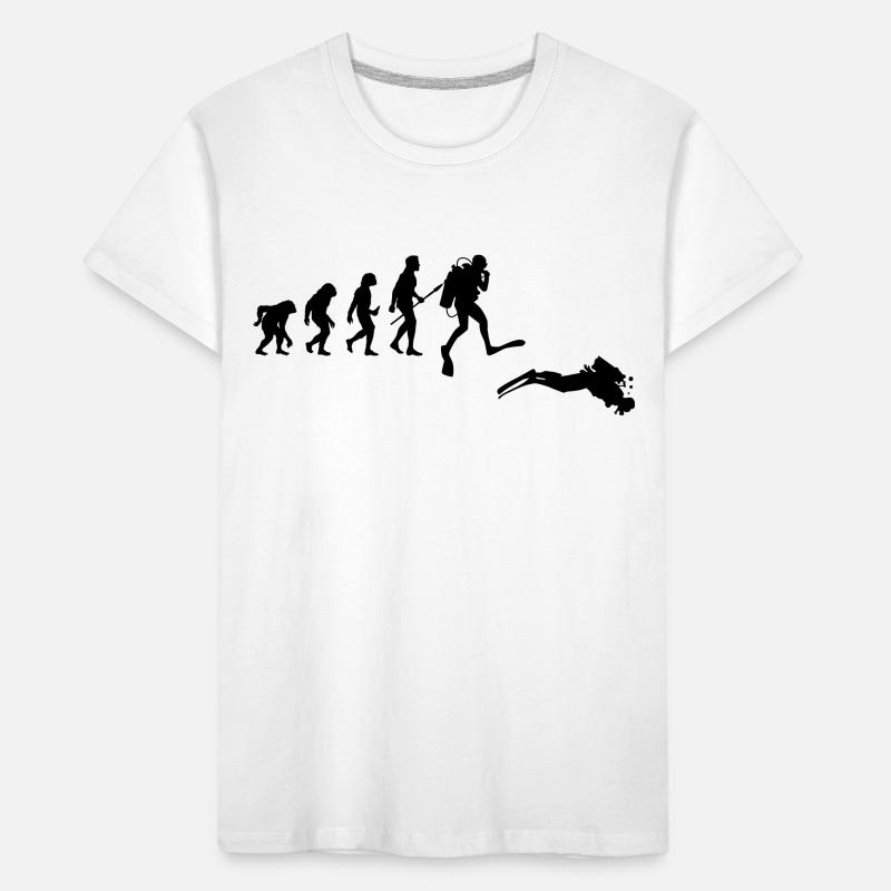 Évolution de Diver T-shirt bio Premium Enfant
