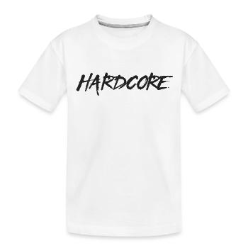 Hardcore, Black Version-One - Kinder Premium Bio T-Shirt - Weiß - Vorne