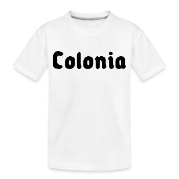 Colonia - Kinder Premium Bio T-Shirt - Weiß - Vorne