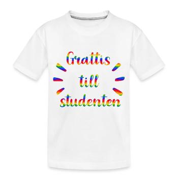 Remise des diplômes de la classe 2024 Fête de remise des diplômes du lycée - T-shirt bio Premium Enfant - blanc - Devant