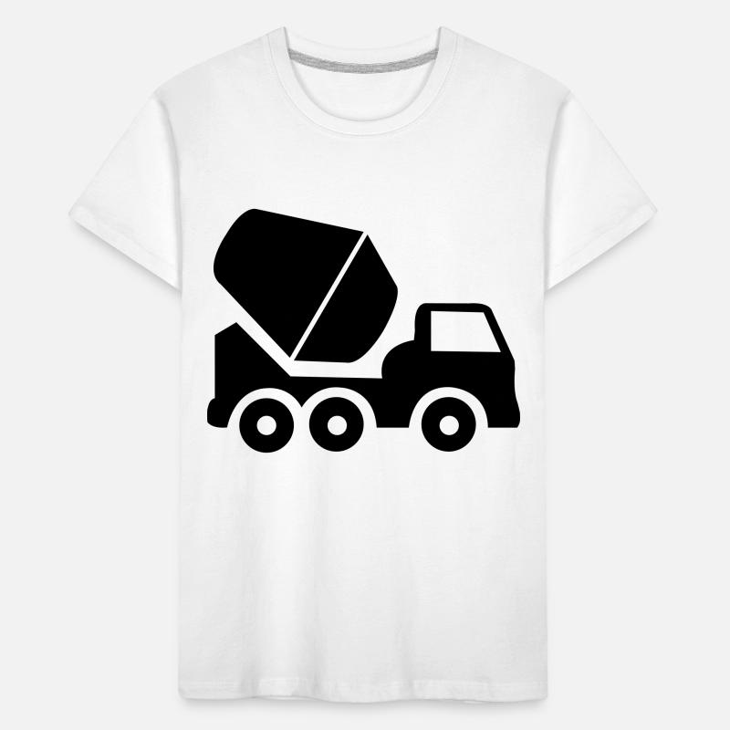 Construction work excavator vehicle Kids' Premium Organic T-Shirt