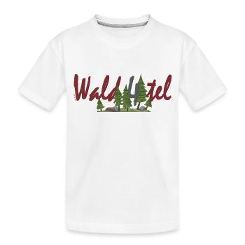 Wald4tel - T-shirt bio Premium Enfant - blanc - Devant