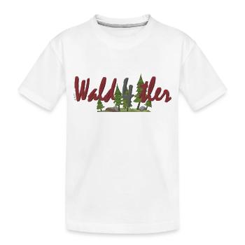Wald4tler - T-shirt bio Premium Enfant - blanc - Devant