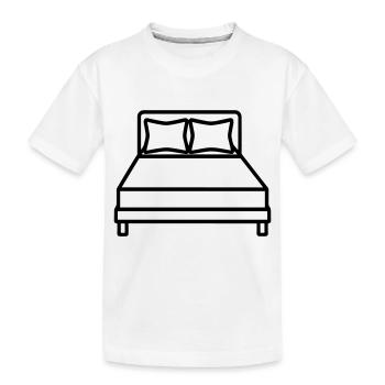 lit - T-shirt bio Premium Enfant - blanc - Devant