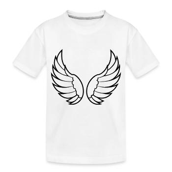 Ailes d'ange - T-shirt bio Premium Enfant - blanc - Devant