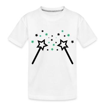 Baguette 002 - T-shirt bio Premium Enfant - blanc - Devant
