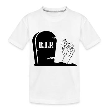 Main Zombie Monstre - T-shirt bio Premium Enfant - blanc - Devant