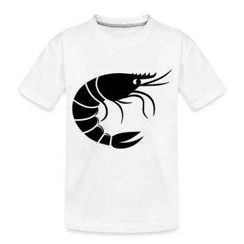 Crevette - T-shirt bio Premium Enfant - blanc - Devant