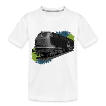 Locomotive DB216 - T-shirt bio Premium Enfant - blanc - Devant
