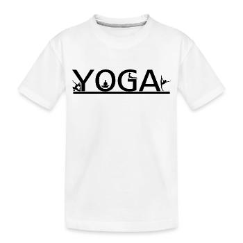 Yoga Meditation Spa Namaste - Kids' Premium Organic T-Shirt - white - Front