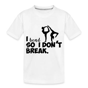 Yoga Meditation Spa Namaste - Kinder Premium Bio T-Shirt - Weiß - Vorne