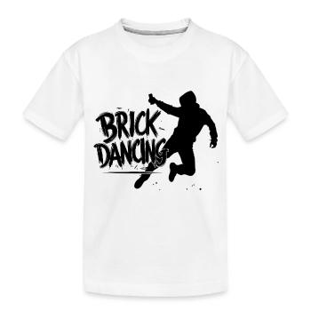 Stoppt die Riot und tanzt - Kinder Premium Bio T-Shirt - Weiß - Vorne