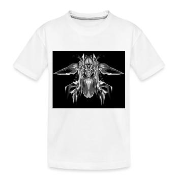 Art en noir et blanc - T-shirt bio Premium Enfant - blanc - Devant