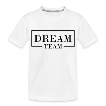 Équipe de rêve - T-shirt bio Premium Enfant - blanc - Devant